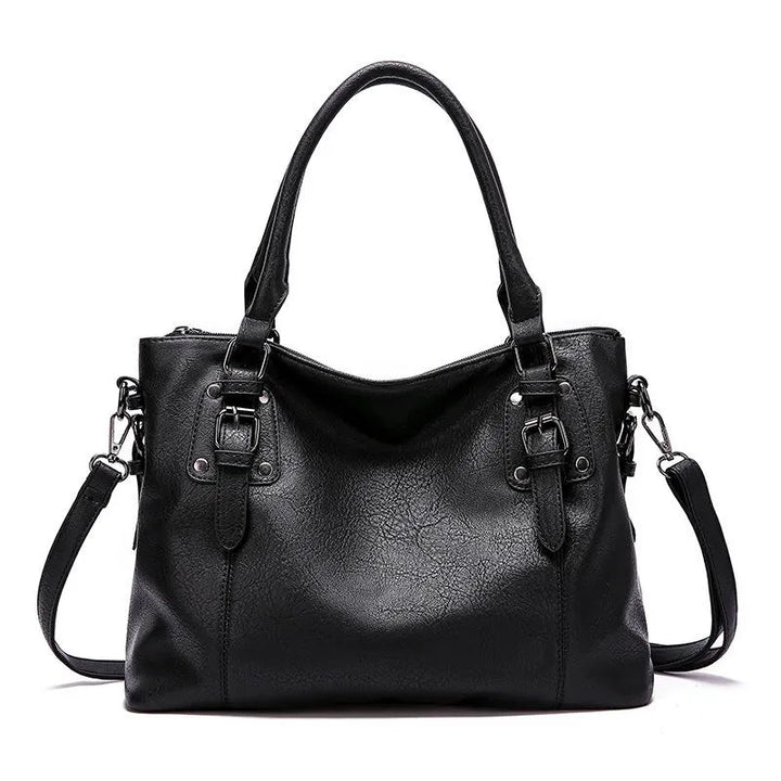 Alessandra - Elegante Borsa a Tracolla in Pelle_Nero